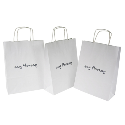 white eco paper bags – custom printing 5