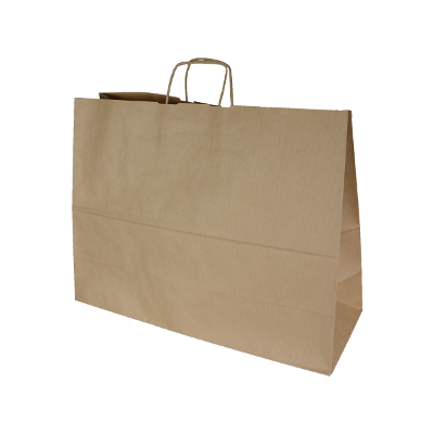 ribbed brown paper bags – without printing