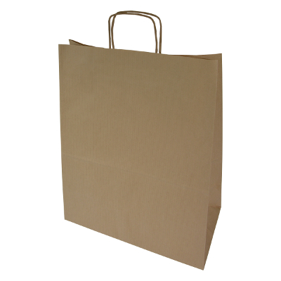 ribbed brown paper bags – without printing 18