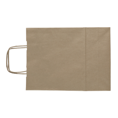 ribbed brown paper bags – without printing 5