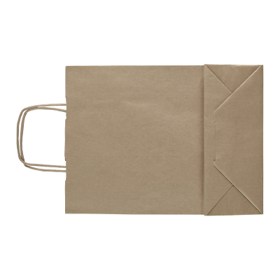 ribbed brown paper bags – without printing