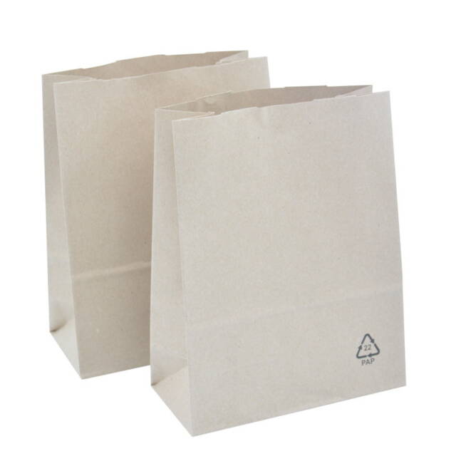 shopping paper bags – without handles