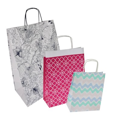patterned paper bags – birthday & all-season bags 1